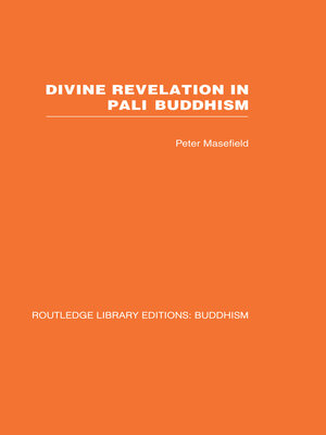 cover image of Divine Revelation in Pali Buddhism